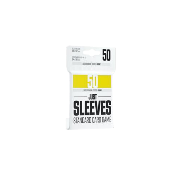 Just Sleeves – Standard Card Game Yellow (50 Sleeves)