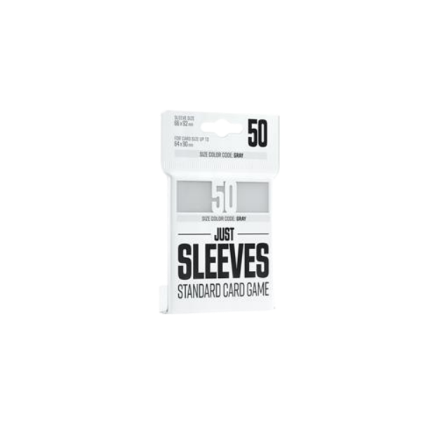 Just Sleeves – Standard Card Game White (50 Sleeves)