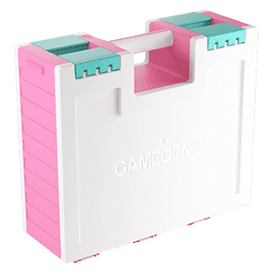 Gamegenic Game Castle Storage Box (Pink/White/Teal) | English
