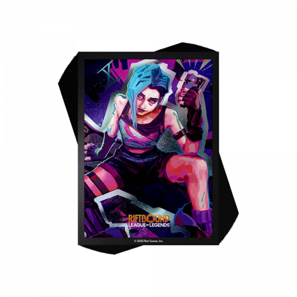 Riftbound: League of Legends TCG – Origins Jinx Art Sleeves (100 Sleeves)