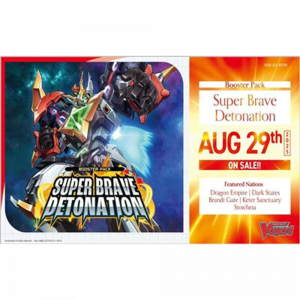 Cardfight!! Vanguard – Super Brave Detonation Booster Display (16 Packs) – EN