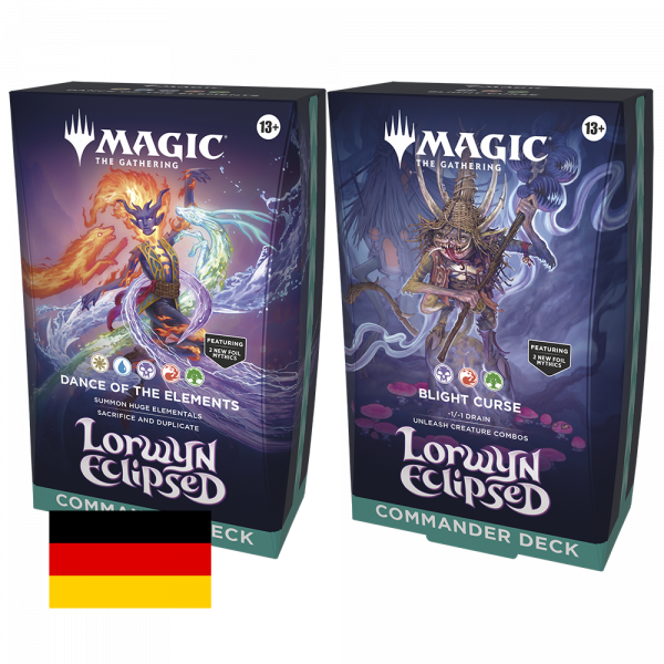 Magic: The Gathering | Lorwyn Eclipsed Commander Decks (2 Decks) – DE