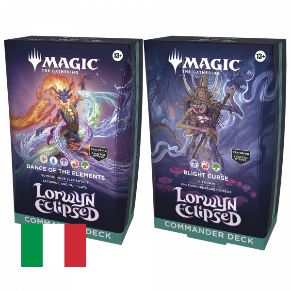 Magic: The Gathering | Lorwyn Eclipsed Commander Decks (2 Decks) – IT