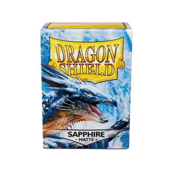 Dragon Shield Matte Sleeves – Sapphire (100 Sleeves)