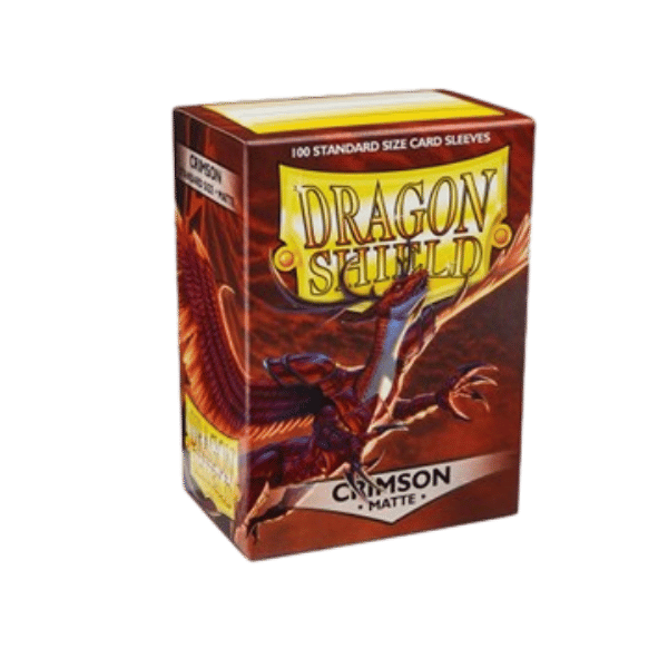 Dragon Shield Standard Sleeves – Matte Crimson (100 Sleeves)