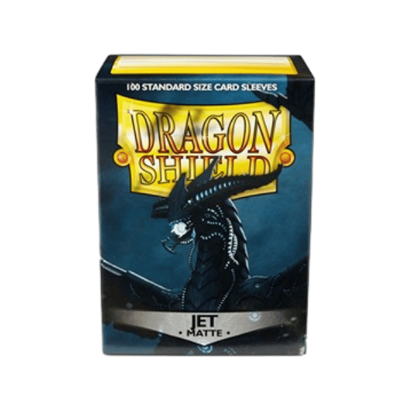 Dragon Shield Standard Sleeves – Matte Jet (100 Sleeves)
