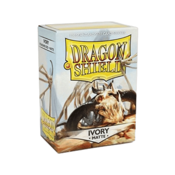 Dragon Shield Standard Sleeves – Matte Ivory (100 Sleeves)