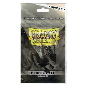 Dragon Shield Standard Perfect Fit Sleeves – Clear/Smoke (100 Sleeves)
