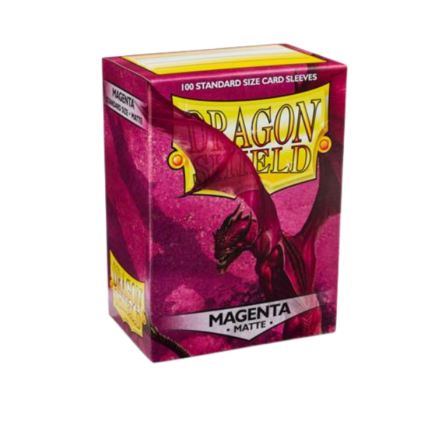 Dragon Shield Standard Sleeves – Matte Magenta (100 Sleeves)