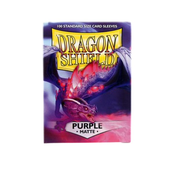 Dragon Shield Standard Sleeves – Matte Purple (100 Sleeves)