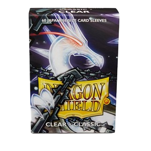 Dragon Shield Japanese Art Sleeves – Classic Clear (60 Sleeves)