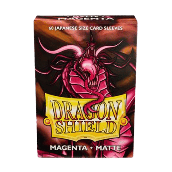 Dragon Shield Japanese Matte Sleeves – Magenta (60 Sleeves)