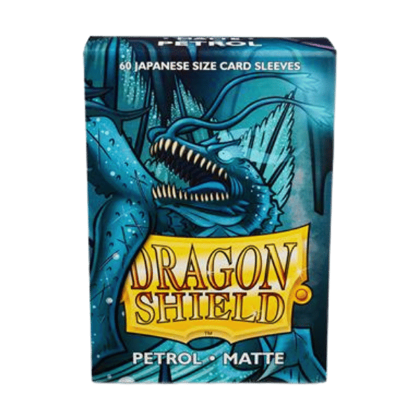 Dragon Shield Japanese Matte Sleeves – Petrol (60 Sleeves)