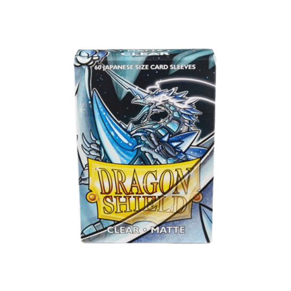 Dragon Shield Small Sleeves – Japanese Matte Clear (60 Sleeves)