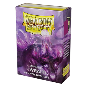 Dragon Shield Japanese size Dual Matte Sleeves – Wraith ‘Alaria, Righteous Wraith’ (60 Sleeves)