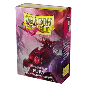 Dragon Shield Japanese size Dual Matte Sleeves – Fury ‘Alaria, Commonwealth Champion’ (60 Sleeves)