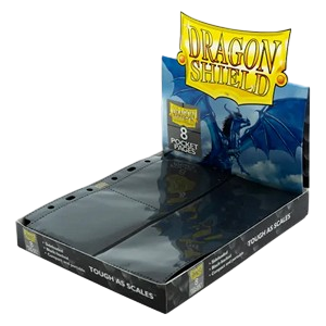 Dragon Shield 8 pocket pages – Clear (50 Pages)