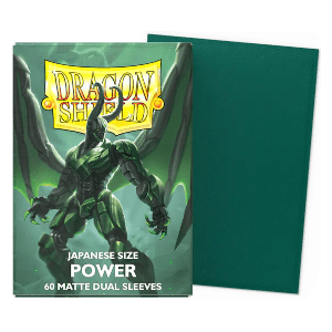 Dragon Shield Dual Matte Japanese Size Sleeves – Power (60 Sleeves)