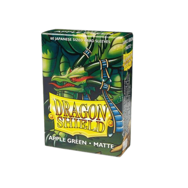 Dragon Shield Small Sleeves – Japanese Matte Apple Green (60 Sleeves)