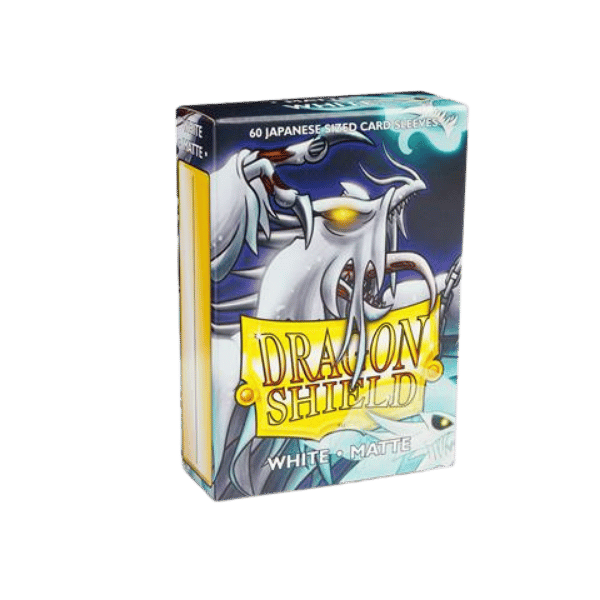 Dragon Shield Small Sleeves – Japanese Matte White (60 Sleeves)