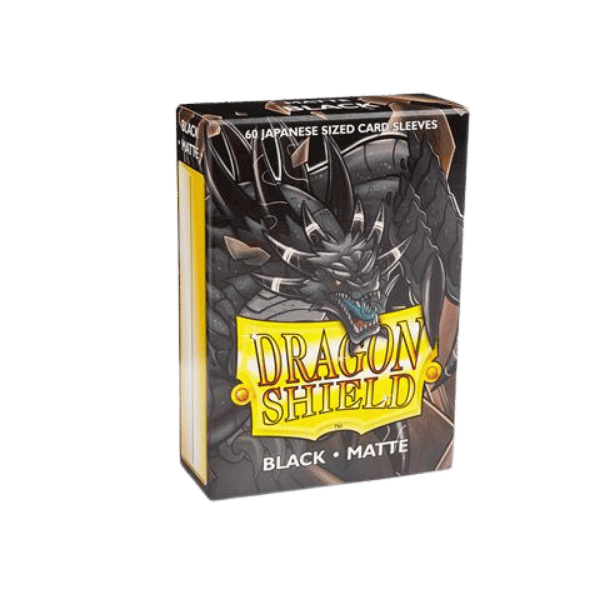 Dragon Shield Small Sleeves – Japanese Matte Black (60 Sleeves)