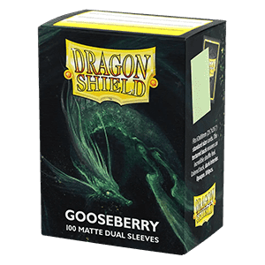 Dragon Shield Standard Matte Dual Sleeves – Gooseberry (100 Sleeves)