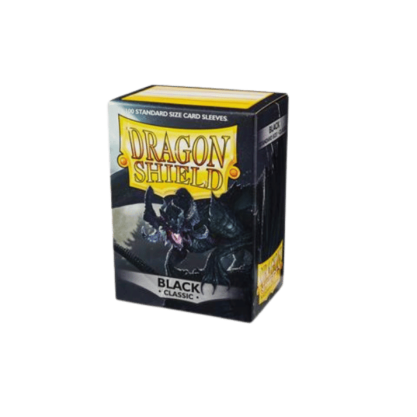 Dragon Shield Standard Sleeves – Black (100 Sleeves)