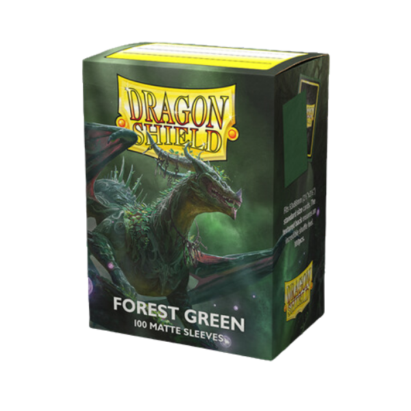 Dragon Shield Standard Matte Sleeves – Forest Green (100 Sleeves)