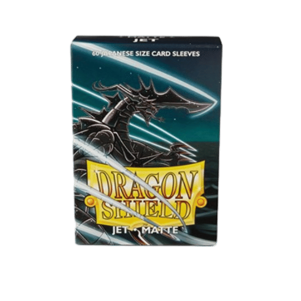 Dragon Shield Small Sleeves – Japanese Matte Jet (60 Sleeves)