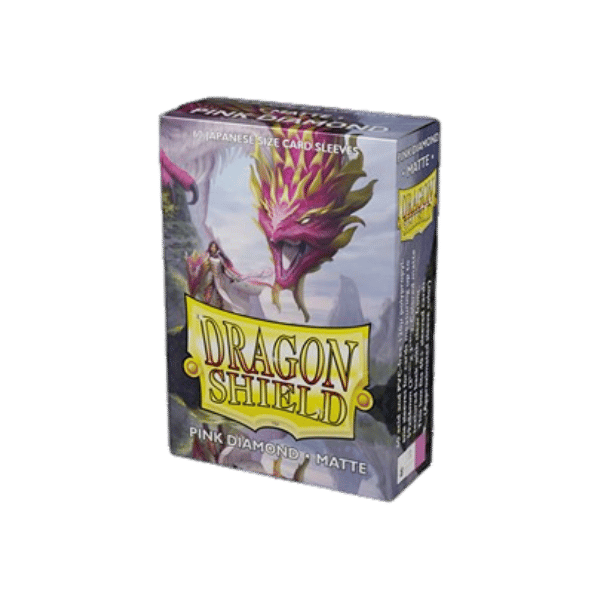 Dragon Shield Japanese Matte Sleeves – Pink Diamond Cornelia (60 Sleeves)