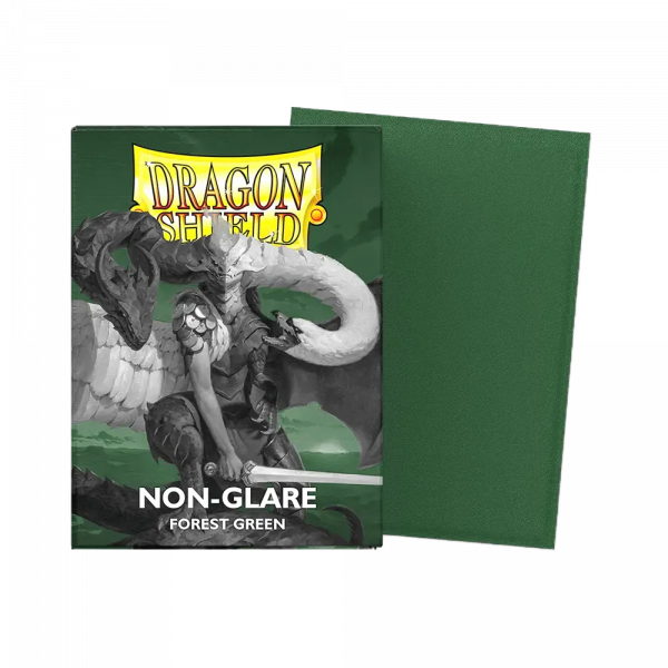 Dragon Shield Matte Non-Glare Sleeves – Forest Green (100 Sleeves)