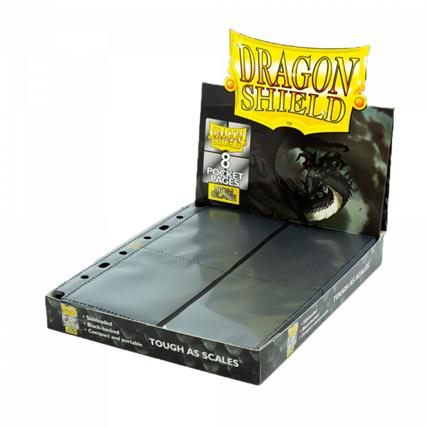 Dragon Shield 8 pocket pages – Non-Glare (50 pages)
