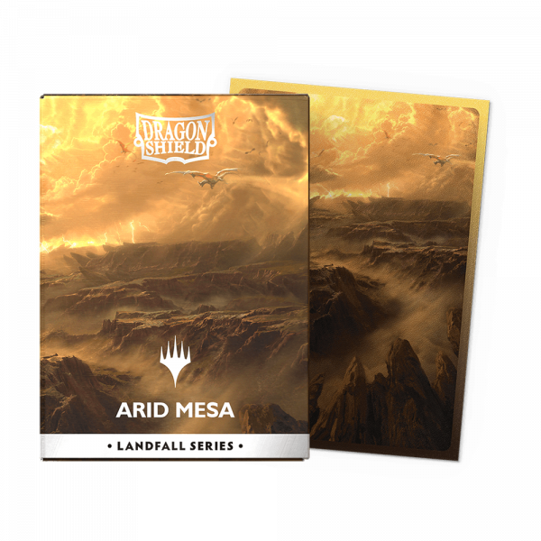 Dragon Shield Standard size License Sleeves – Landfall Series – Arid Mesa (100 Sleeves)