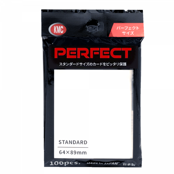 KMC Standard Sleeves – Perfect Size (100 Sleeves)